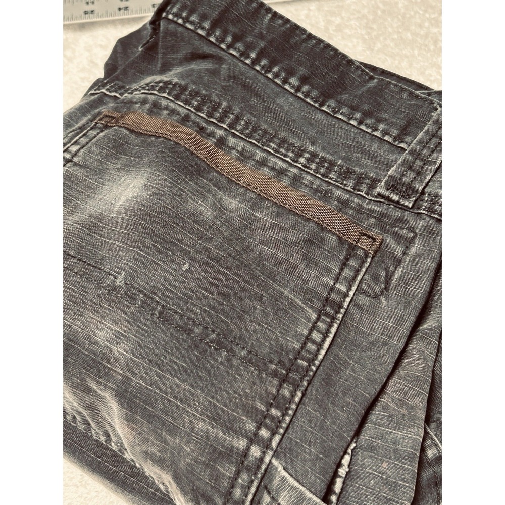 Wrangler Riggs Canvas Double Knee Cargo Pants 32 Black Y2K Skater Grunge 32x32
